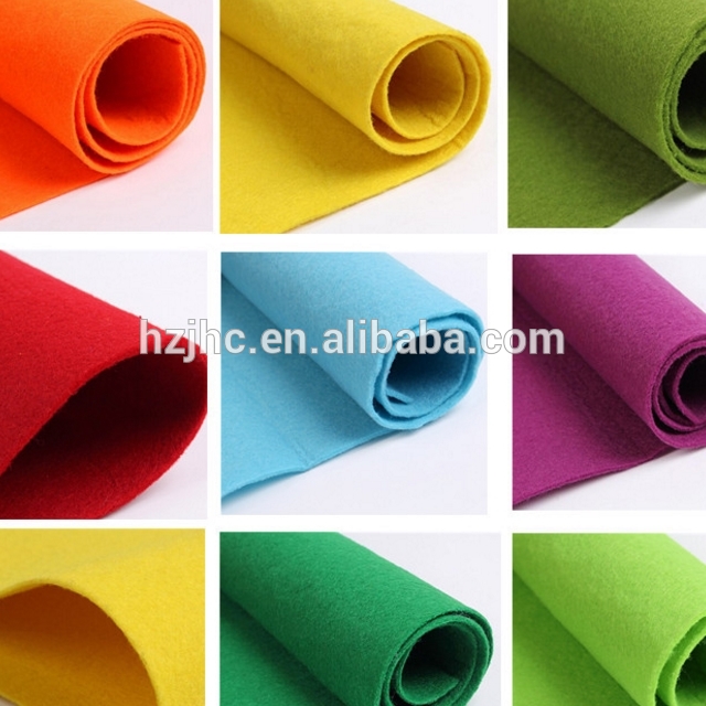Nonwoven Polyester Color Felt Fabric Needle Felt Decoration Materials