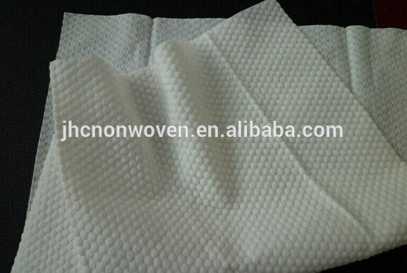 100% viscose plain dot spunlace non woven wipe cleaning cloth fabric
