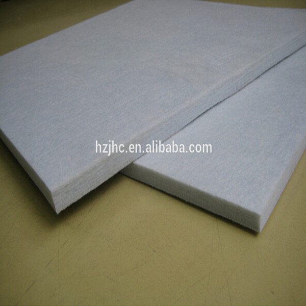 Hard thin/thick polyester needle punched non woven hard felt fabrics material