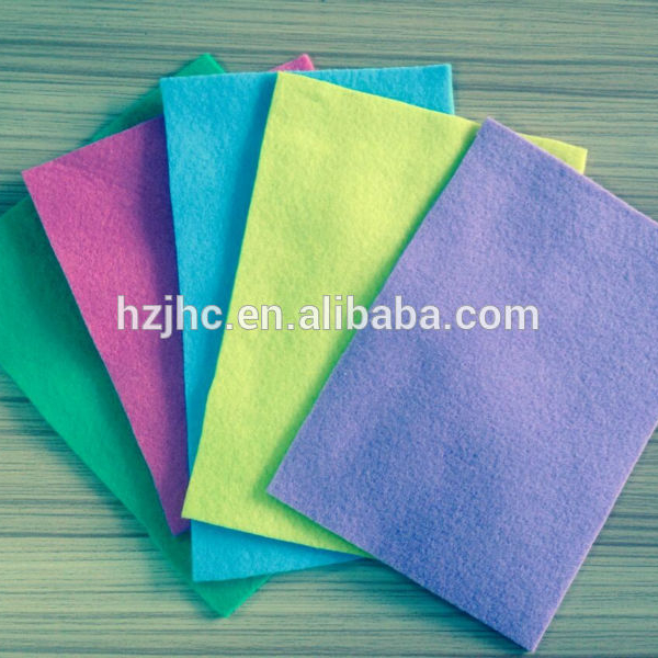 Colorful polyester non woven needle punched felt