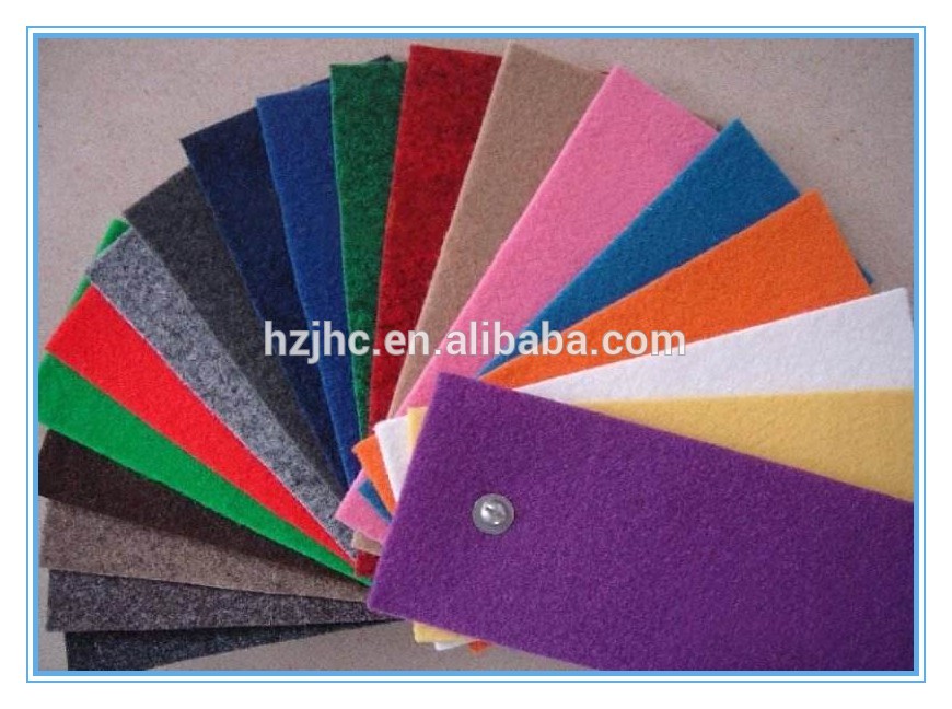 Hot sale direct factory high quality nonwoven felt fabric for auto carpet in roll