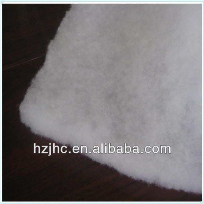 Fireproofing Thermal Bonded Nonwoven Cotton bedsheet padding Fabric