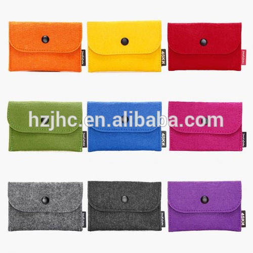 China nonwoven wool needle felt used coin purse suppliers