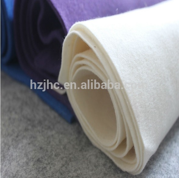 Soft polyester needle punched nonwoven felt fabric for animal puppets
