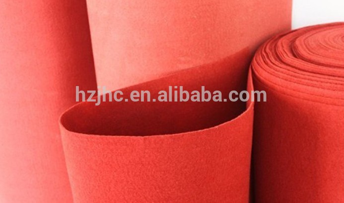 JHC needle punched polyester felt for glass cutting tables