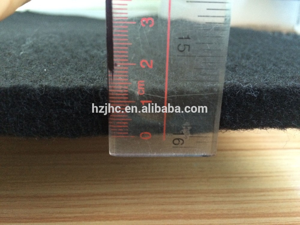 10mm aguja de poliéster composit rechazado fieltro no tejido productores de tejidos