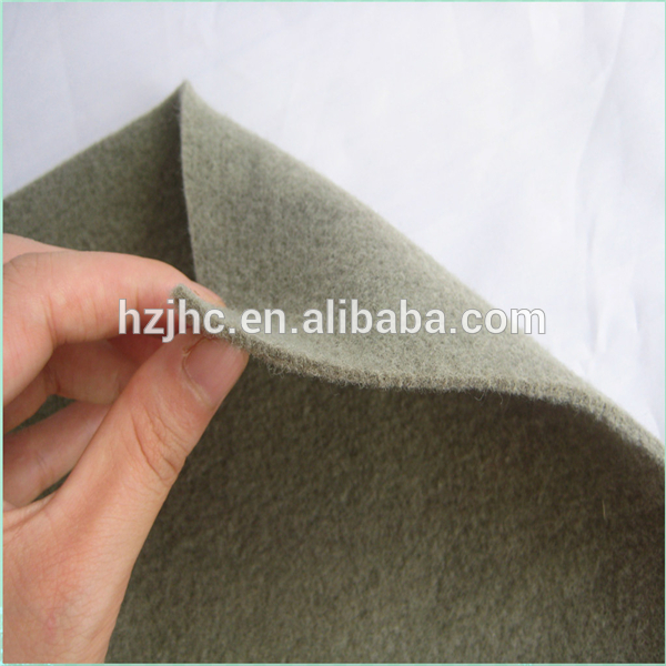 Polyester needle punched nonwoven auto carpet felt fabric