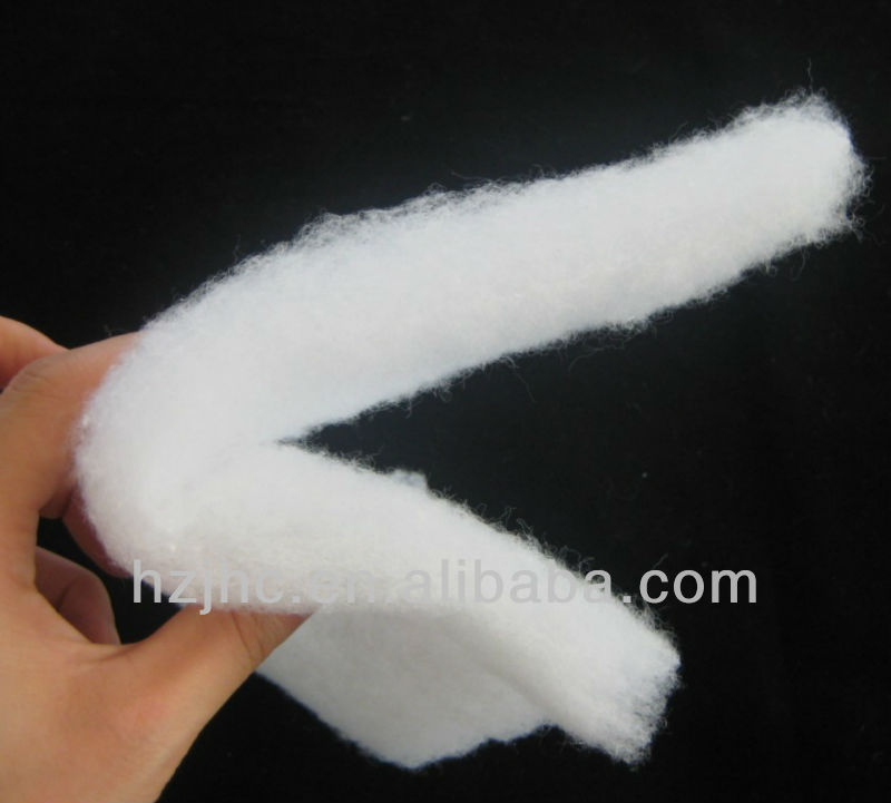 Polyester nonwoven wadding for comforter