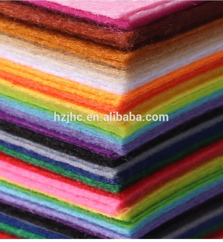 hard and thick needle punched felt 3mm/5mm,colored non-woven felt sheets for craft