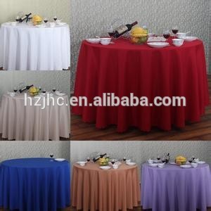Wholesale Plain Polyester White Table Cloth Nonwoven Fabric