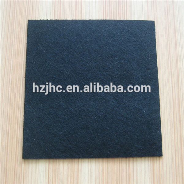 Black Needle Punched Polyester Nonwoven Felt Placemats Materials