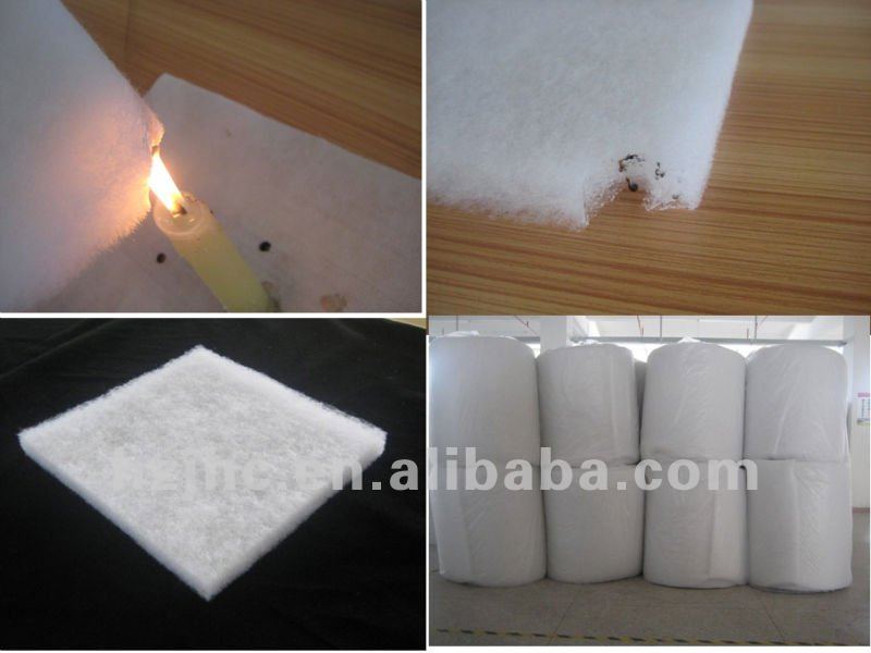 Fireproof hard polyester non woven fabric for sofa/mattress padding/filling
