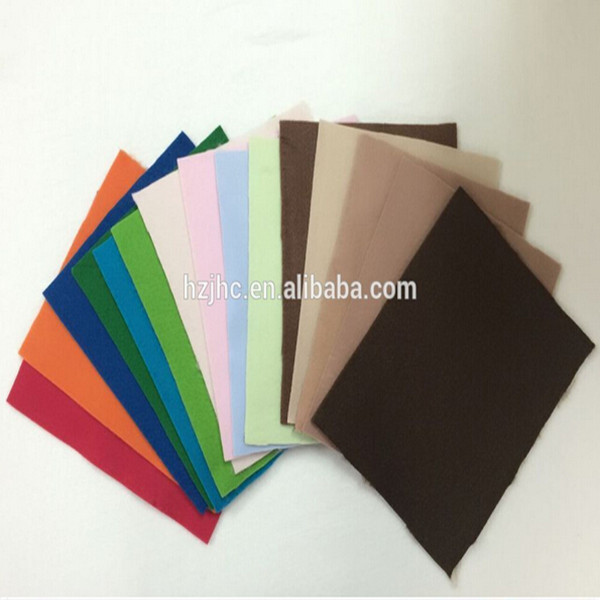 Cheap flat polyester needle punched non-woven fabric sheets supplier