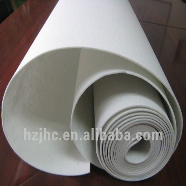 Cheap plain polyester viscose needle punch non-woven felt cloth roll wholesale