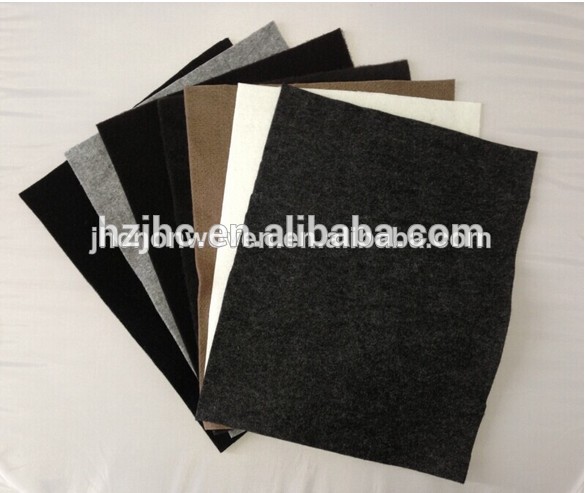 Needle punched non woven wool rayon felt