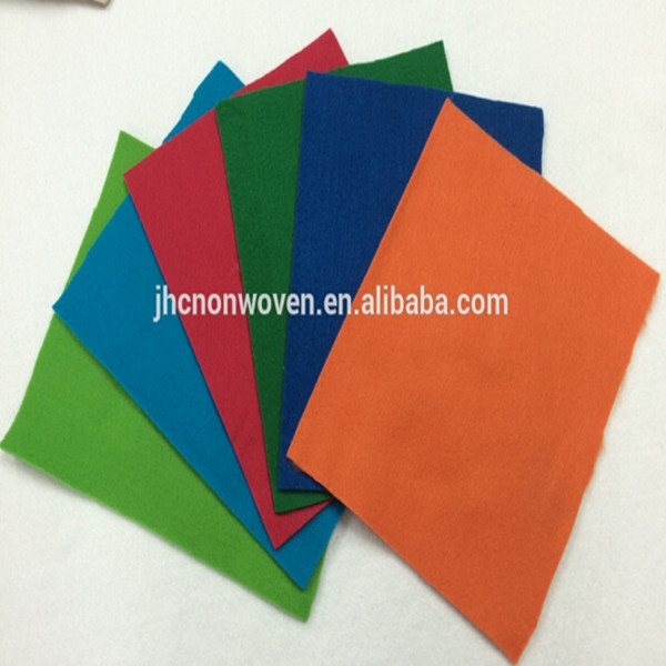 China plain needle punch non-woven polyester felt fabric rolls/sheets wholesale