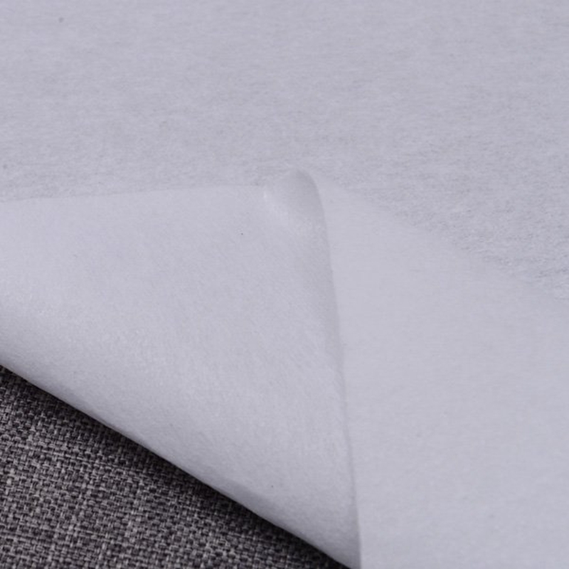 ເຂັມ polyester ສີຂາວ punched fabric nonwoven ຍາກຮູ້ສຶກແຜ່ນ