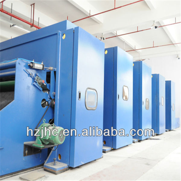 Non-woven needle punched geotextile production line/non woven fabric making machines/nonwoven