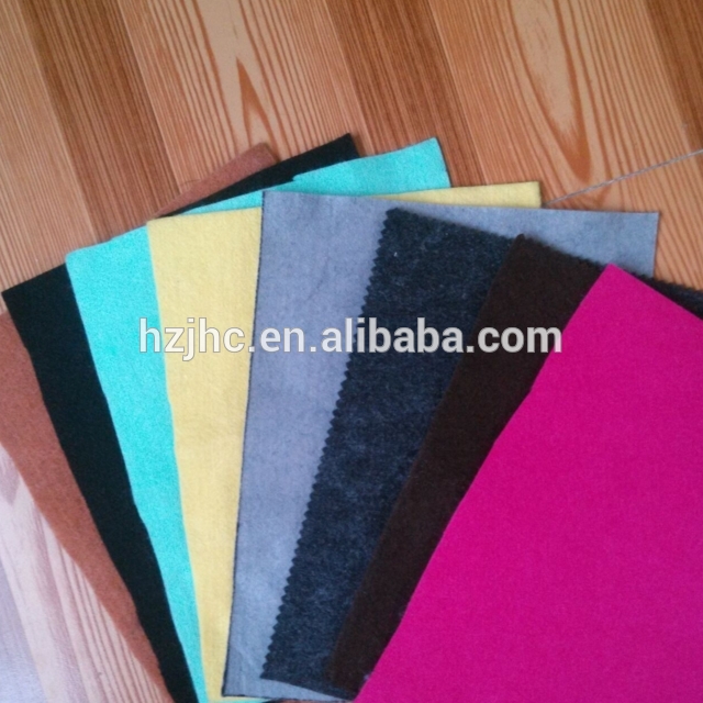 Colorful wool polyester nonwoven wallet felt fabric
