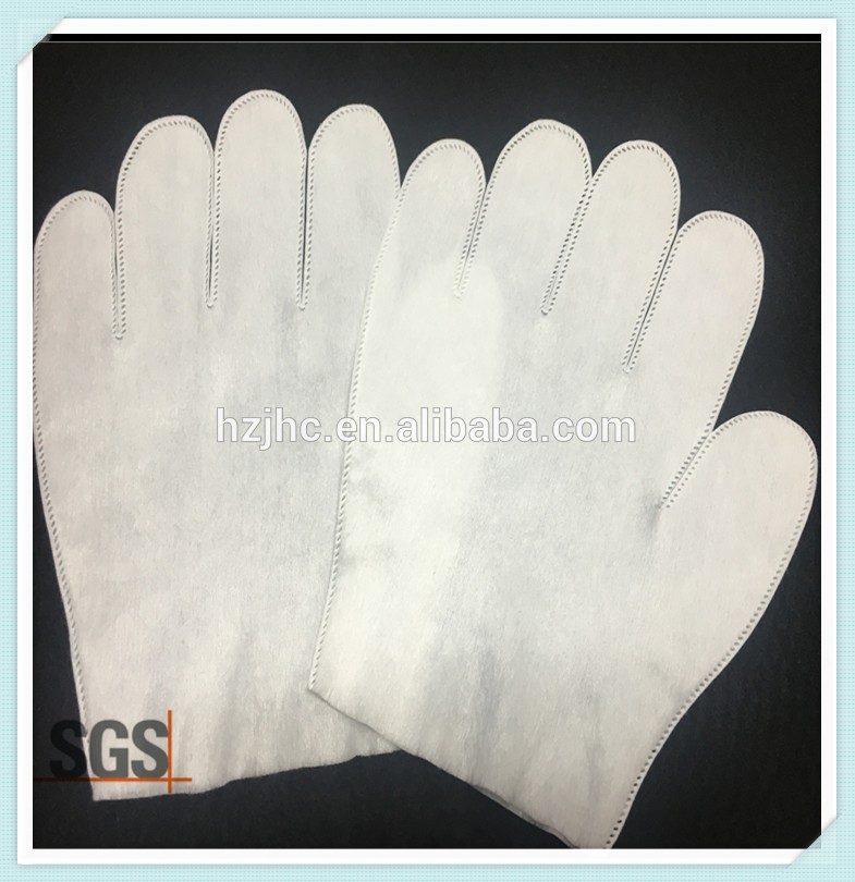 Cotton viscose spunlace nonwoven fabric disposable washing glove hand gloves