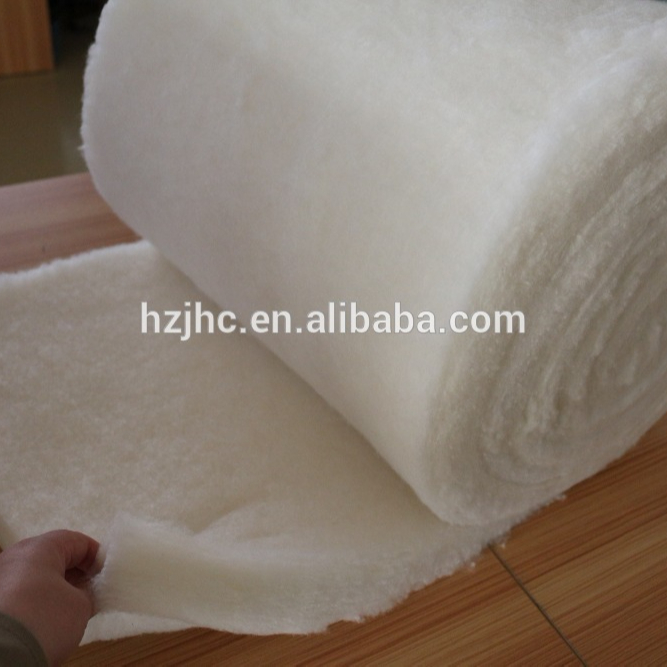 Big Discount Geotextile Fabric For Road - Thermal bonded silk/wool/polyester/cotton wadding/batting/padding for quilt/jacket/overall – Jinhaocheng