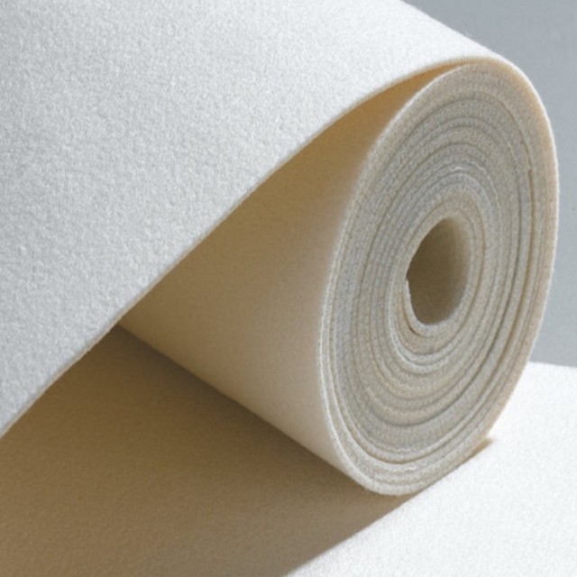 Needle punched polyester nonwoven soundproofing felt pad