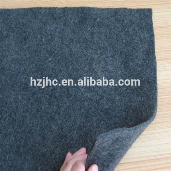 Acoustic sound absorbing nonwoven needle felt fabric for speakers