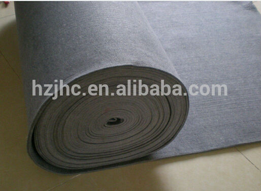 Recycled polyester acoustic insulation needle punched felt fabric