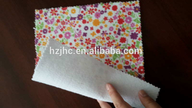 Self adhesive polyester flower printed non-woven fabric foar wallpapers