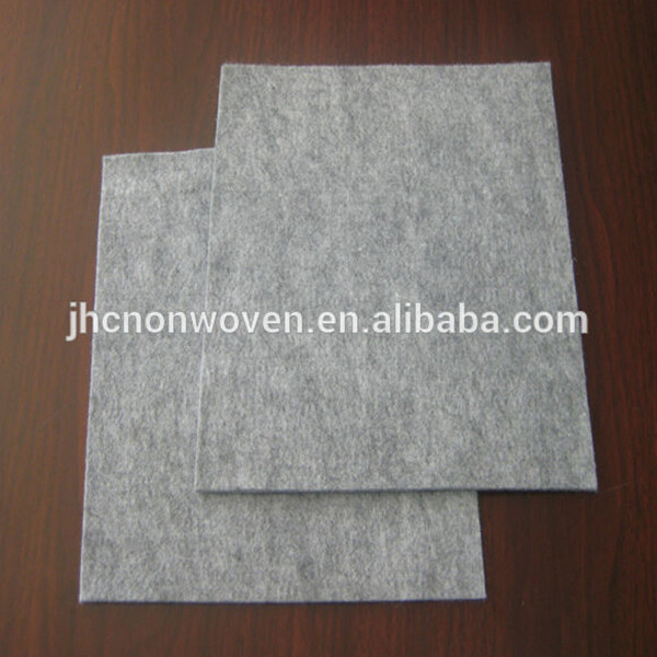 Needle punched 100% polyester plain non-woven auto car upholstery felt fabric