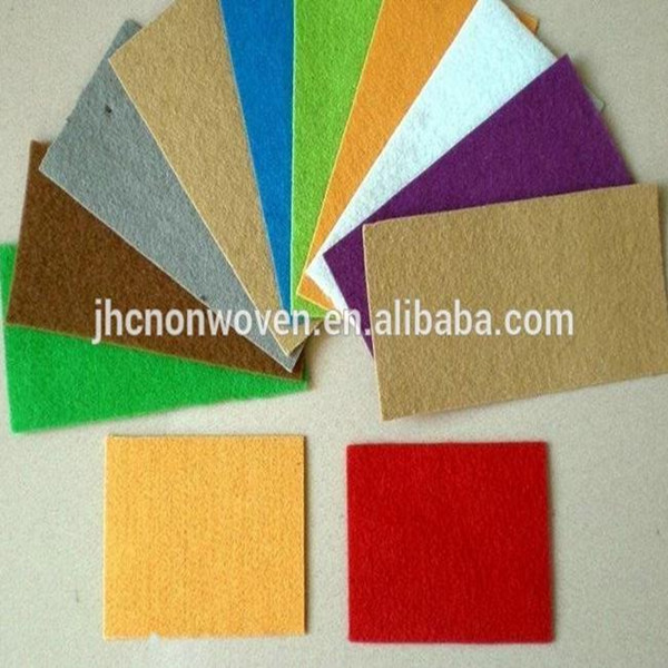 Heat pressed nonwoven hard polyester needle punched felt sheets