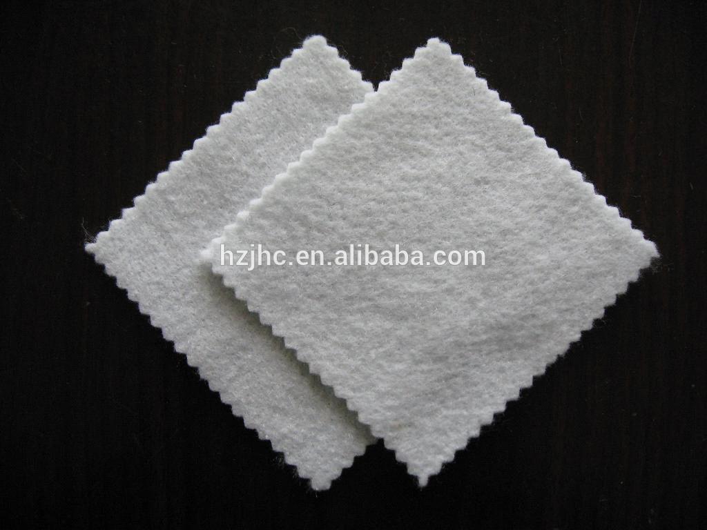 Cheap plain recycled polyester needle punched non-woven felt fabric roll supplier