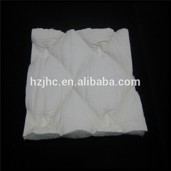 Discountable price 100% Polyester Batting Material - Oeke-tex standard 100 hollow virgin polyester fiber padding quilting fabric – Jinhaocheng