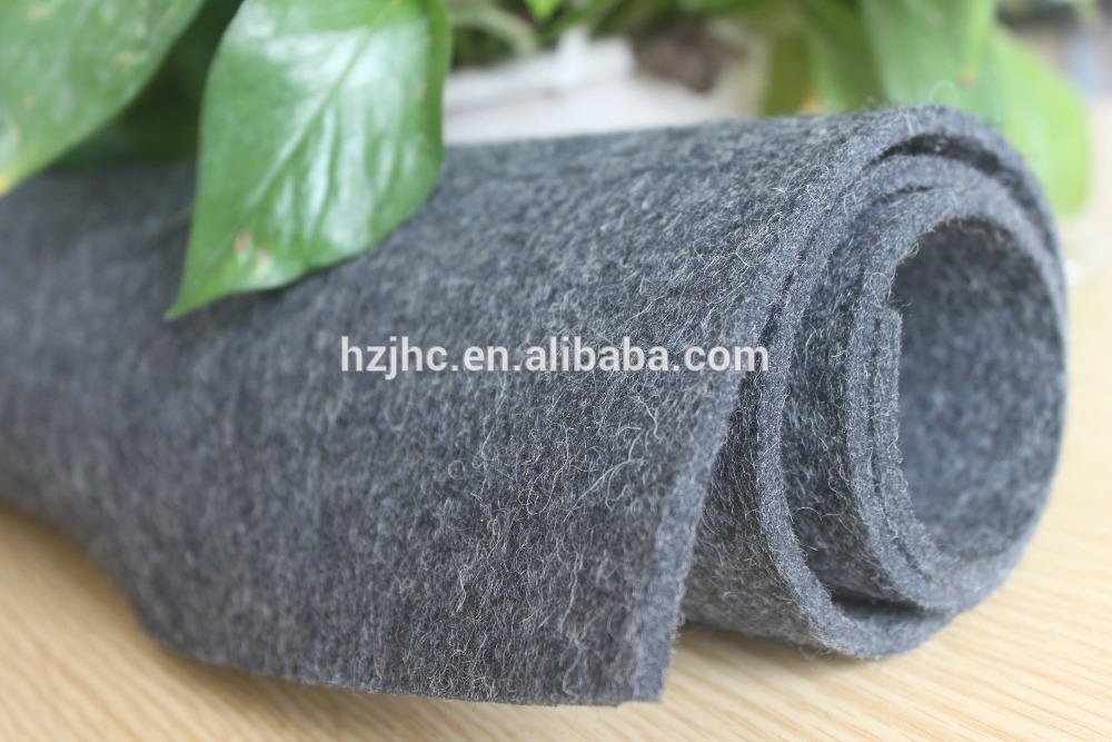 Needle punched polyester plain fireproof carpet