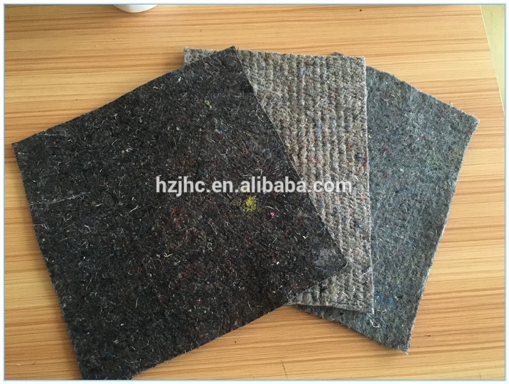 Manufacturer of Hard Felt Sheets - Recycled cotton polyester felt fabric / needle punched nonwoven felt for painting house – Jinhaocheng