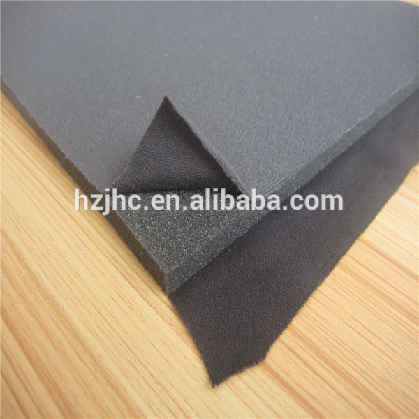 China foam laminate polyester non-woven fabric for padding covering supplier