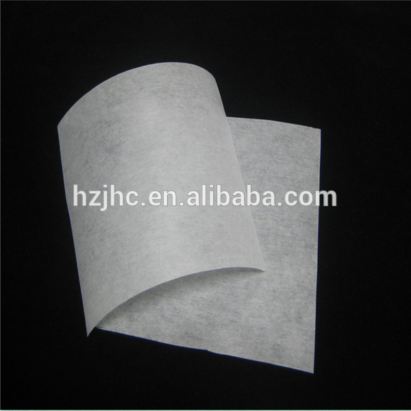 Needle punched cotton nonwoven embroidery backing paper
