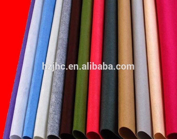 Nonwoven colored needle punched felt fabric for sew on felt letters