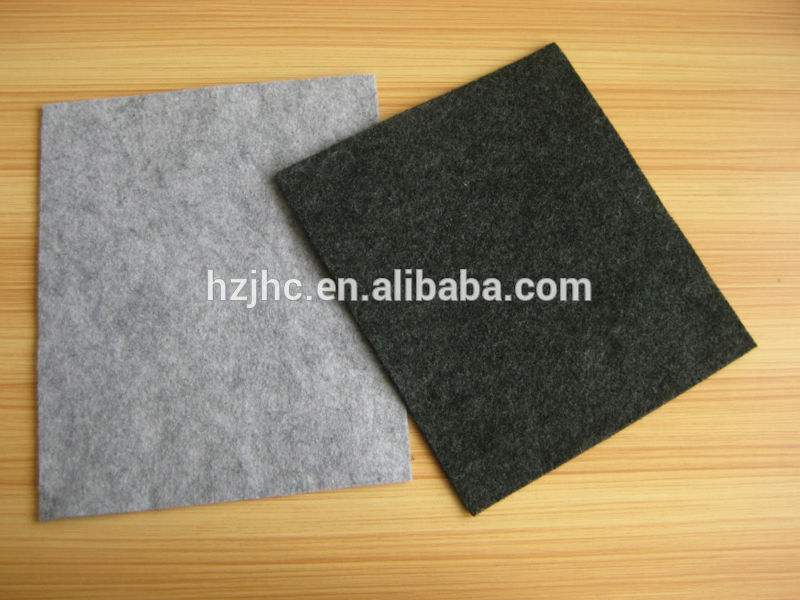 Polyester hard nonwoven needle punched speaker cover lining felt wholesale