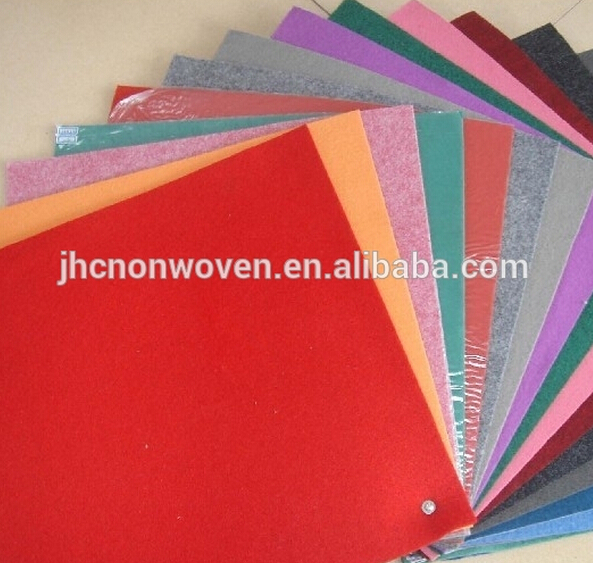 Nonwoven polyester needle punched felt table placemat fabric sets