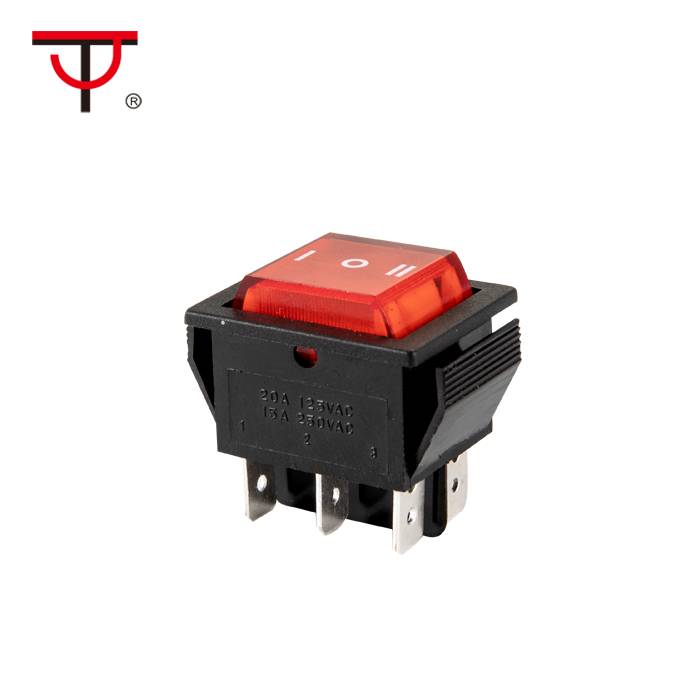 Fixed Competitive Price Miniature Rocker And Lever Handle - Double-poles Rocker Switch IRS-202-1A – Jietong
