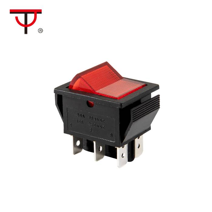 Manufactur standard Rocker Switch With Red Button - Double-poles Rocker Switch IRS-202-1B – Jietong