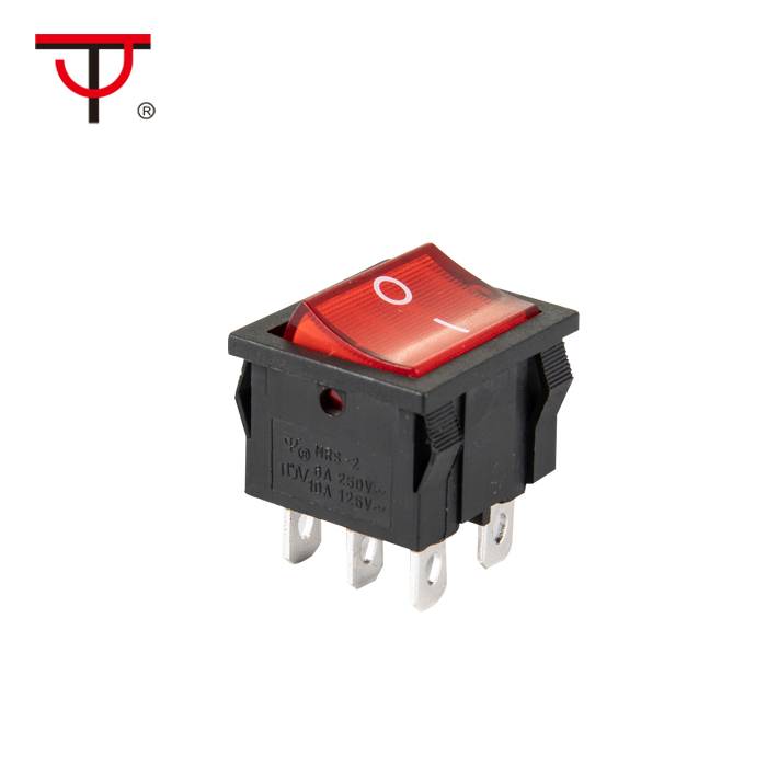 Factory wholesale Single Pole Momentary Rocker Switch - Miniature Rocker Switch MIRS-202-4 – Jietong