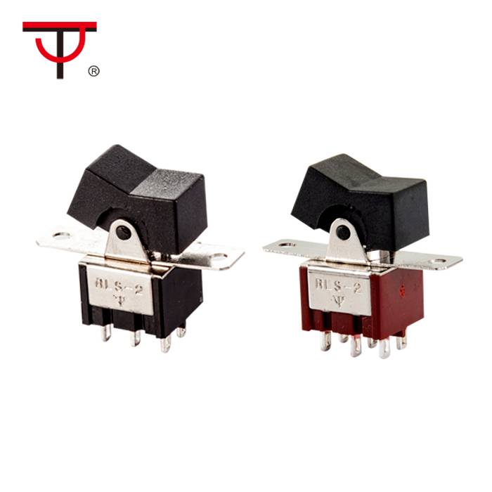 Chinese wholesale Metal Push Switch - Miniature Rocker and Lever Handle Switch  RLS-202-A1 – Jietong