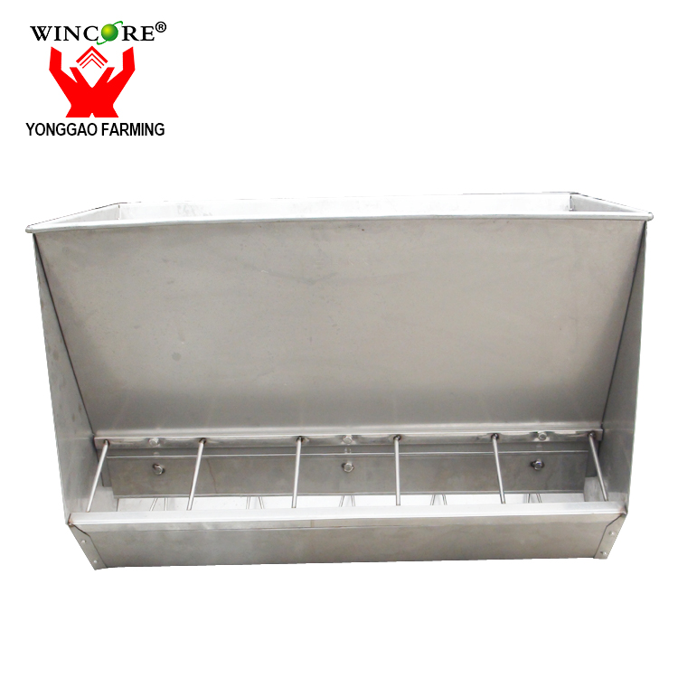 Pig Farm Stainless Steel Double Sided Feeding Trough Pig Feed Feeder Trough For Sale
