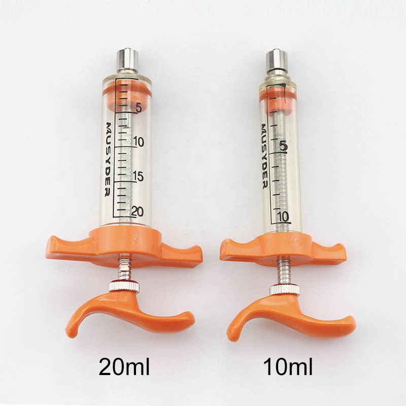 20ml TPX  adjustable recyclable veterinary syringe for pig