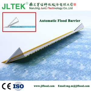 Embedded type heavy duty automatic flood barrier