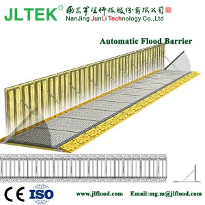 Surface installation metro type automatic flood barrier Hm4d-0006E