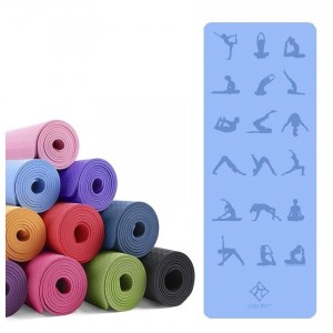 Jointop Wholesale High quality reversible balance natural latex tpe custom yoga mat print