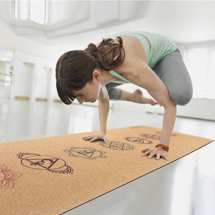 Anti slip Yoga Cork Mat yoga mat made from 100% natural materials Featured Image